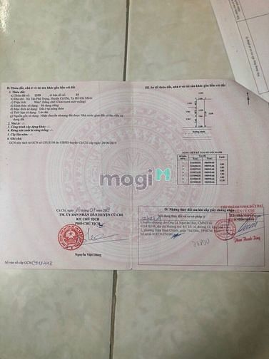 Hình ảnh Cần bán lô đất Xã Tân Phú Trung, sổ riêng giá ngộp