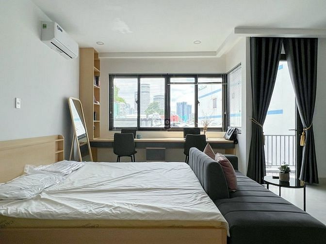 Hình ảnh Căn Hộ Studio NEW - 60m2 - Full Nội Thất - Nguyễn Cửu Vân