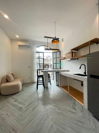 Hình ảnh 🏢🏢Căn Hộ Layout 1 Phòng Ngủ_Phong Cách Tối Giản_Full Nội Thất_BC
