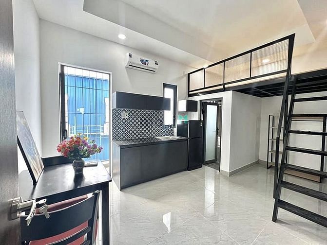 Hình ảnh cho thuê phòng trọ có gác cao ngay tự lập tân bình