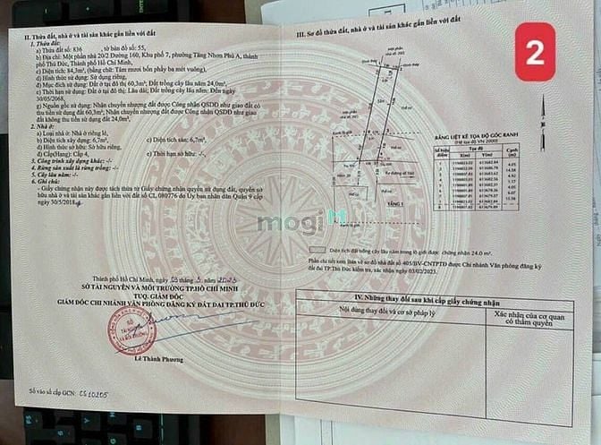 Hình ảnh Bán đất hẻm 20 đường 160 Lã Xuân Oai , Quận 9 - 88m2 hướng Nam
