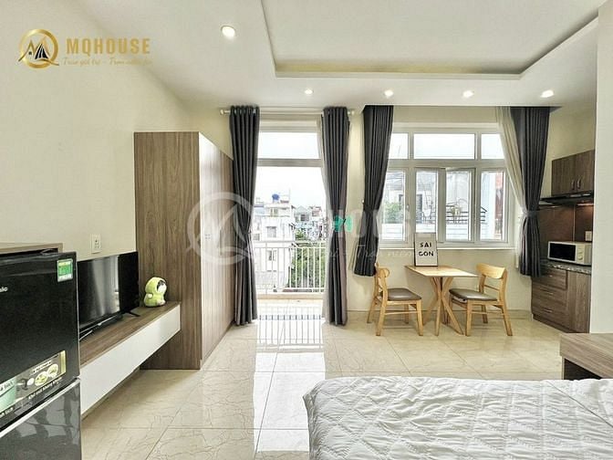 Hình ảnh 🌈🌈🌈 CH Ban công 35m2 + Tách bếp _ full nội thất_Phan Xích Long PN