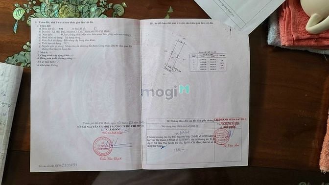Hình ảnh Chính chủ cần bán lô đất đường bến than, sổ hồng riêng