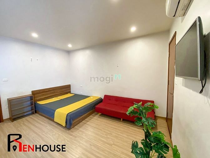 Hình ảnh Cho thuê căn studio full đồ 30m2, có ban công, thang máy ở Cầu Giấy