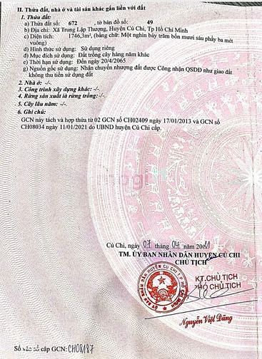 Hình ảnh Chủ bán lô đất vườn sổ hồng riêng xã Trung Lập Thượng
