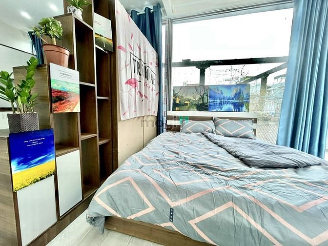 Hình ảnh 🔴Mb6623 nạp rút nhanh chóng Studio Ban công View đẹp_40m2_Full nội thất_Lê Quang_VLU