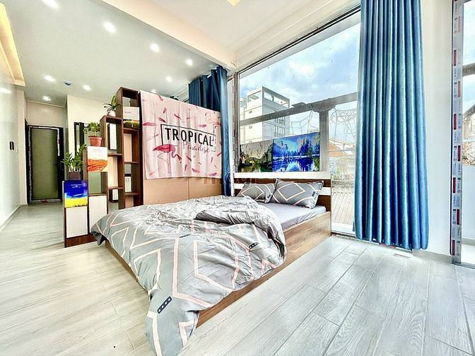 Hình ảnh 🔴Mb6623 nạp rút nhanh chóng Studio Ban công View đẹp_40m2_Full nội thất_Lê Quang_VLU