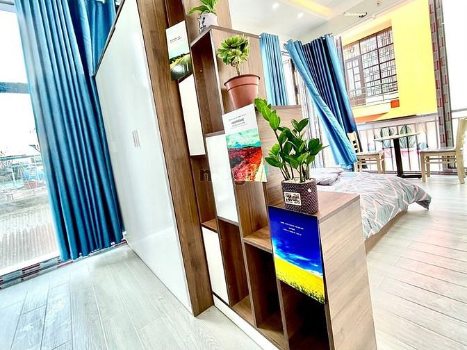 Hình ảnh 🔴Mb6623 nạp rút nhanh chóng Studio Ban công View đẹp_40m2_Full nội thất_Lê Quang_VLU