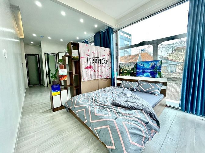 Hình ảnh 🔴Mb6623 nạp rút nhanh chóng Studio Ban công View đẹp_40m2_Full nội thất_Lê Quang_VLU