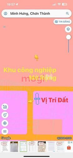Hình ảnh Đất NGỢP SÁT KCN MINH HƯNG tx Chơn Thành, BP -Giá 5xx triệu