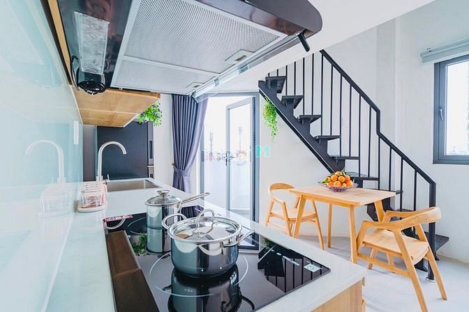 Hình ảnh Hệ thống Duplex, Studio, Mb6623 nạp rút nhanh chóng 1 phòng ngủ, 2 phòng ngủ tại Quận 7