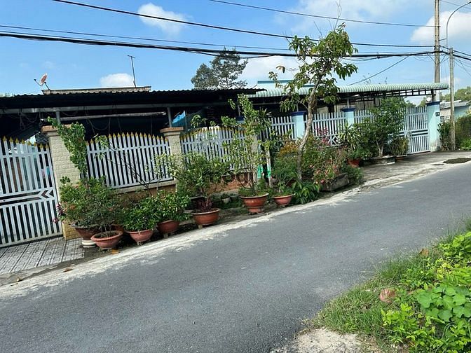 Hình ảnh Đất thổ vườn mặt tiền đường nhựa, sau lưng chợ trung lập hạ