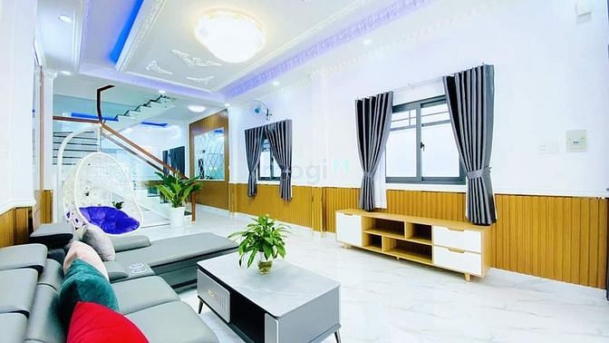 Hình ảnh Nhà 2 tầng mới đẹp, hẻm xe hơi Huỳnh Tấn Phát. 5*21. 6,2 tỷ. Chỉ 1 /.