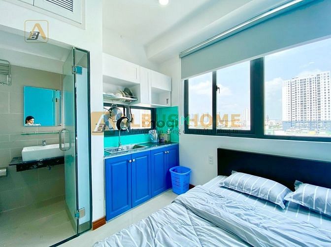 Hình ảnh Duplex/Studio Ban công, Cửa sổ lớn gió mát, view đẹp, Gần UFM, Q4, Q1