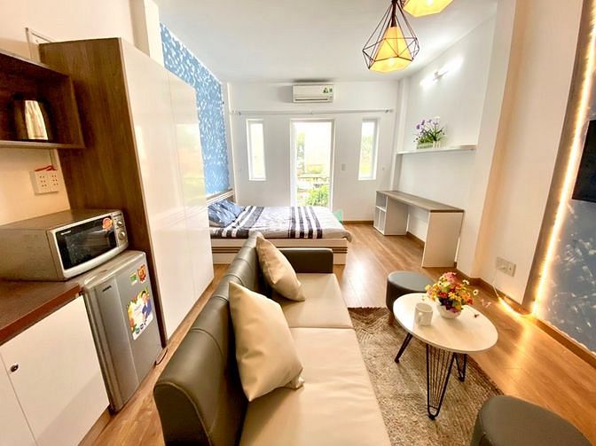Hình ảnh Studio ban công, 40m2 full NT. Mặt tiền đường, view cực chill