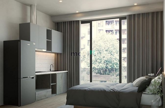 Hình ảnh Khai Trương Studio Q7_ ban công_ KDC Himlam _ sát Lotte, Rmit, Tdtu