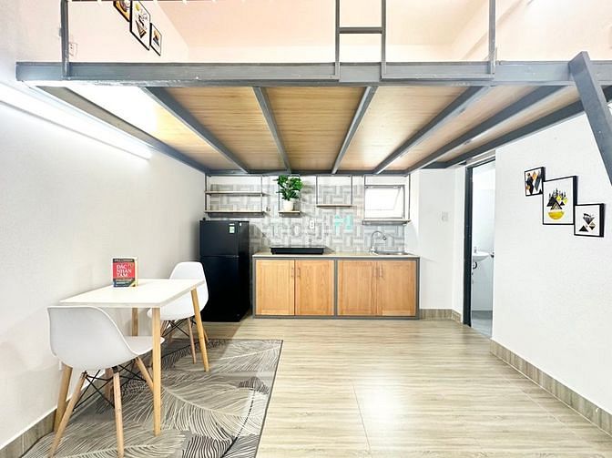 Hình ảnh Studio và Duplex ngay  Đại Học Văn Lang