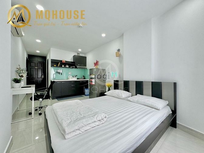 Hình ảnh CHDV 1pn full nội thất có máy giặt riêng ngay sân bay,có hầm đậu xehơi