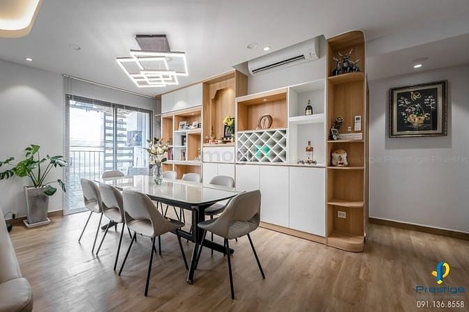 Hình ảnh C/hộ tầng cao gió mát -96m2 The Sun Avenue thiết kế đẹp, full nội thất