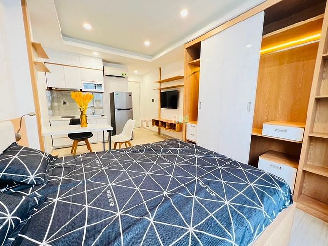 Hình ảnh Căn Hộ STUDIO Nội thất CAO CẤP - Khu Hoàng Sa - QUẬN 1