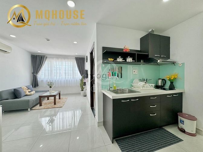 Hình ảnh Cho thuê CHDV 1PN 1PK 45m2 - dọn phòng hằng tuần ngay sân bay