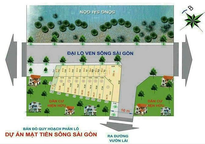 Hình ảnh Lô đất đẹp view sông SG -Vườn Lài - P.APĐ-Q12- 80m2- Chỉ 7 Tỷ Hơn