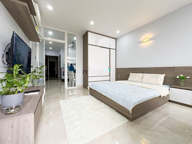 Hình ảnh Căn Hộ 1PN Cao Cấp 50m2 Bancol Lớn Bao Phí Khu Vực Cư Xá Bắc Hải Q10