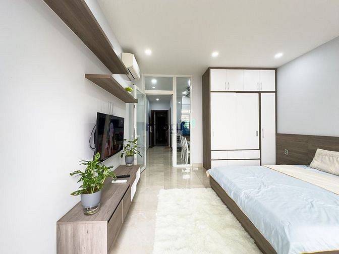 Hình ảnh Căn Hộ 1PN Cao Cấp 50m2 Bancol Lớn Bao Phí Khu Vực Cư Xá Bắc Hải Q10