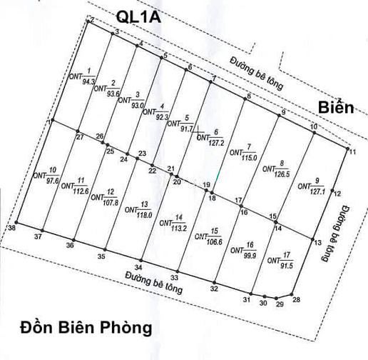 Hình ảnh Bán đất vài lô thổ cư ven biển Vân Phong, Vạn Ninh, giá từ 830 triệu/