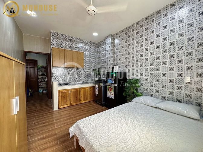 Hình ảnh 🍓NEW Studio Bancol Máy Giặt Riêng - Toà Thang Máy Full Nội Thất Có TV