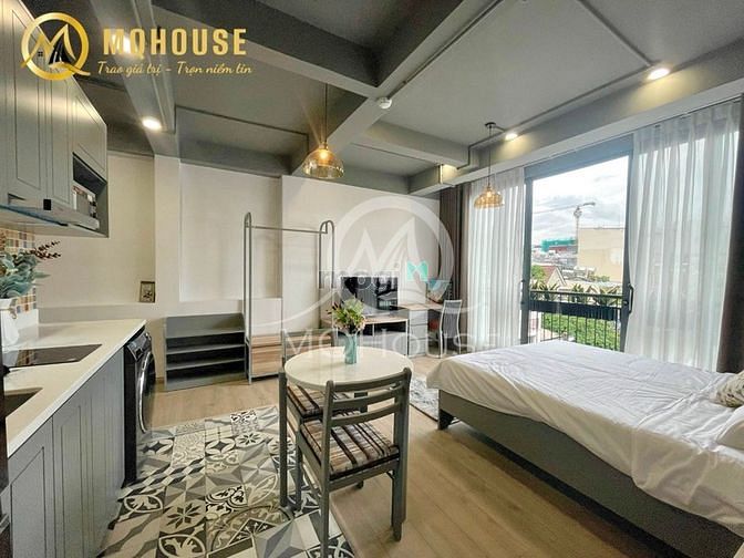 Hình ảnh Cho thuê Trang Chủ MB66.COM / Đăng Ký Tặng 66K_Studio tách bếp_có ban công_new 100%_gần Sân Bay