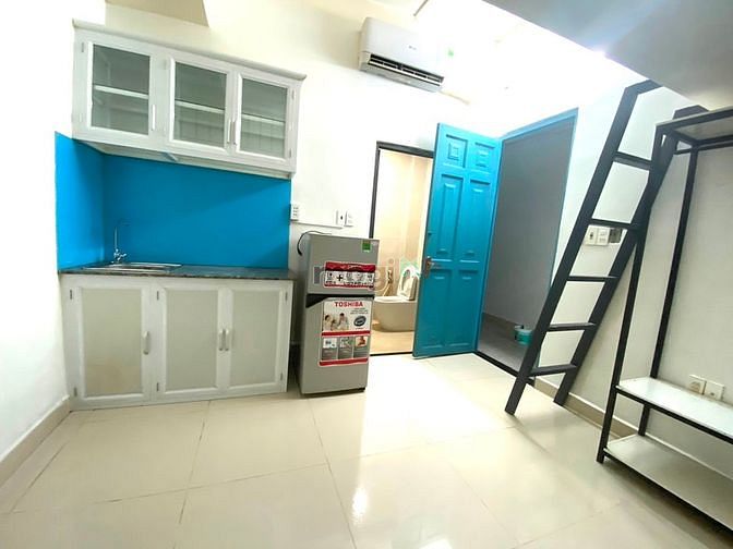 Hình ảnh CHDV có gác full nội thất giá rẻ Tân Phú gần Văn Hiến