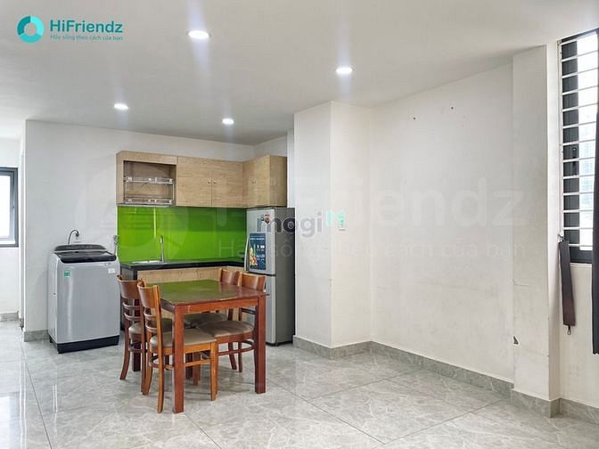 Hình ảnh Studio tách bếp có máy giặt riêng full nội thất có balcon