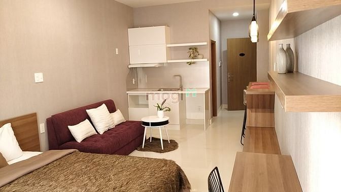 Hình ảnh Căn Hộ Studio Ban Công_40 m2_Full Nội Thất_Nguyễn Huy Tưởng BT