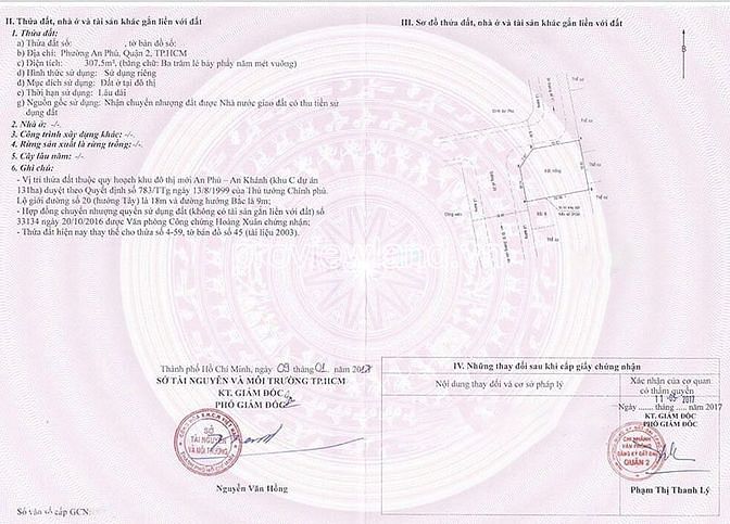 Hình ảnh Bán lô đất đường số 20, P. An Phú, DT 307.5m2 đất, ngang 14m, sổ hồng