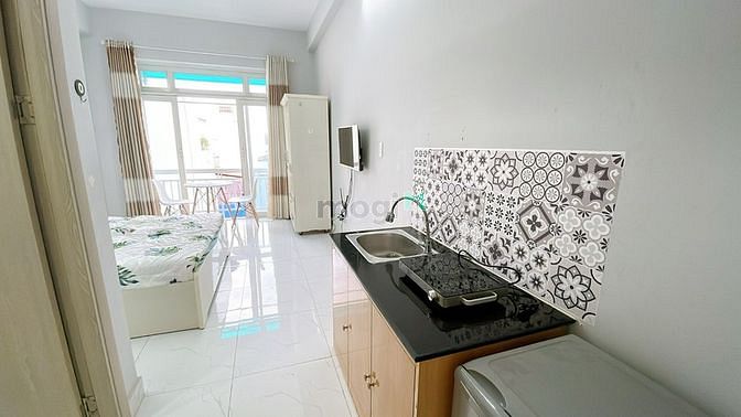 Hình ảnh Studio GIÁ TỐT_Balcon sáng_Gần CV Lê Thị Riêng, CĐ Lý Tự Trọng