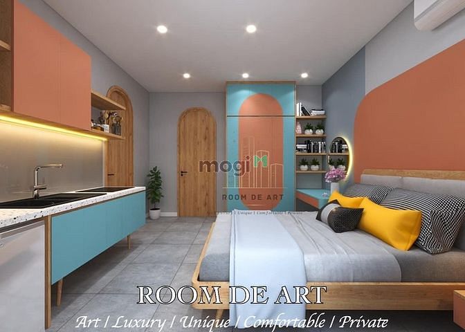 Hình ảnh Hệ Thống Căn Hộ 1PN Cao Cấp 50m2 - Bancol - Giặt Riêng Trung Tâm Q3