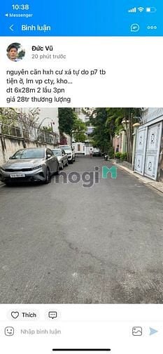 Hình ảnh Bán nhà phường 13 Tân bình đương 8m 96m chỉ. 11.5 tỷ