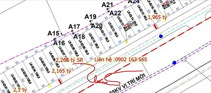 Hình ảnh Đất đấu giá Hoà Xá sát QL 21B giá chỉ có 1 tỷ 950 triệu