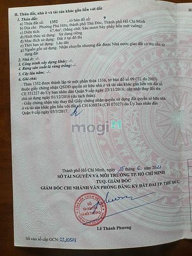 Hình ảnh Bán đất thổ cư đường liên phường . P phú hữu. Q9