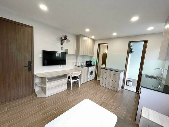 Hình ảnh Căn Hộ Studio Tone Gỗ_Balcony_Có Máy Giặt_Ngay Chợ Bà Chiểu_Bình Thạnh