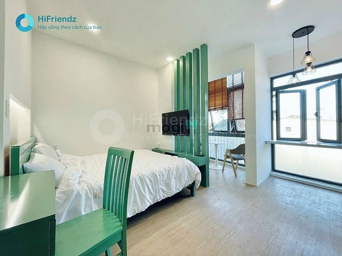 Hình ảnh Studio Full nội thất, cửa sổ lớn chill