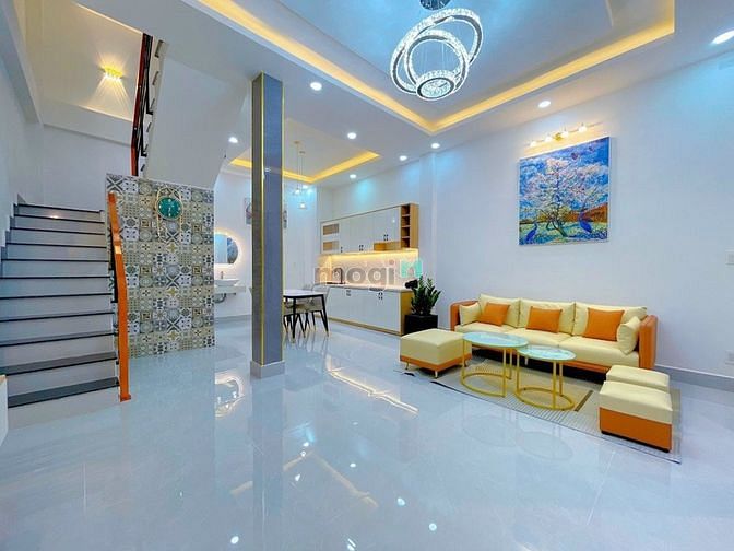 Hình ảnh MT hẻm lớn Phan Văn Trị, Phạm văn Đồng. 50m2 3 tầng 5.55t