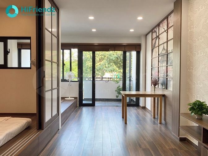 Hình ảnh 1PN Thiết kể Phong cách Nhật Bản, Bancol đón gió