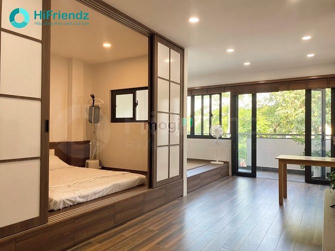Hình ảnh 1PN Thiết kể Phong cách Nhật Bản, Bancol đón gió
