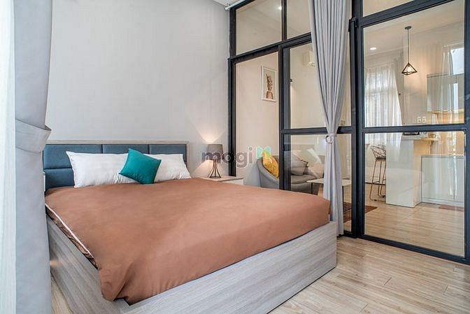 Hình ảnh Cho Thuê Căn Hộ 1PN Cao Cấp 45m2 Bancol Giặt Riêng Gần Bộ Công An Q1