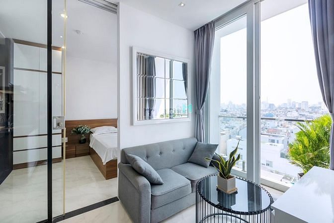 Hình ảnh Siêu Phẩm Căn Hộ 1PN 45m2 Phí Full Service Khu Phan Xích Long PN