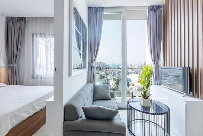 Hình ảnh Siêu Phẩm Căn Hộ 1PN 45m2 Phí Full Service Khu Phan Xích Long PN