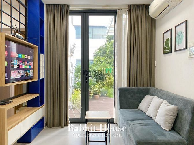 Hình ảnh Siêu Phẩm Căn Hộ 1PN 45m2 Bancol Sân Vườn Full Service Trung Tâm Q3