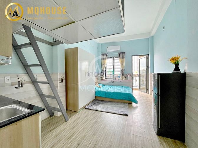 Hình ảnh Duplex ban công full nội thất, phòng rộng giá hạt dẻ gần Đầm Sen
